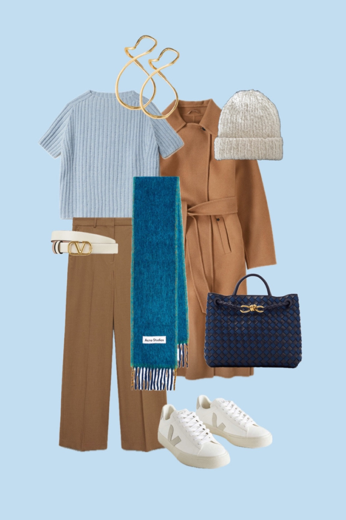 Unser Lausannetee (Lausannesweater 2in1) kombiniert mit warmen Camel Tönen und kräftig Blauen Accessoires

#LTKautumn #FashionMonth #LTKworkwear