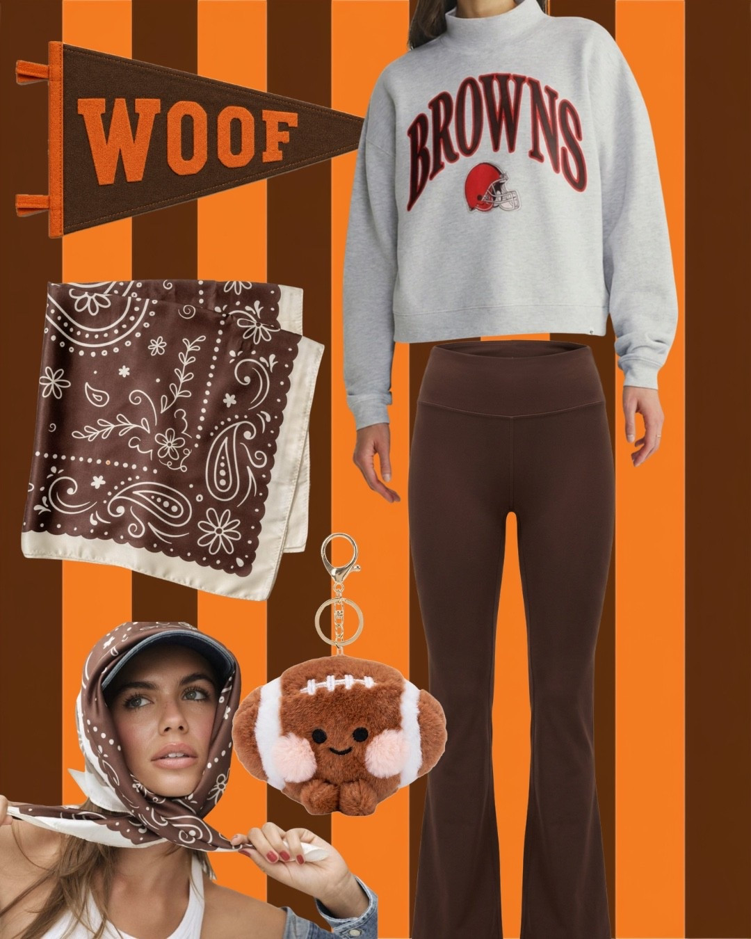 Cozy Browns game mock-neck fits!

#LTKMidsize #LTKSeasonal