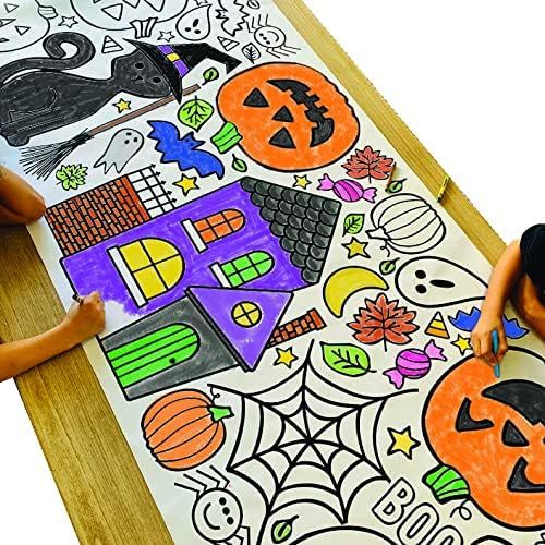 Tiny Expressions Giant Halloween Coloring Poster for Kids - 30 x 72 Inches Jumbo Paper Banner or ... | Amazon (US)
