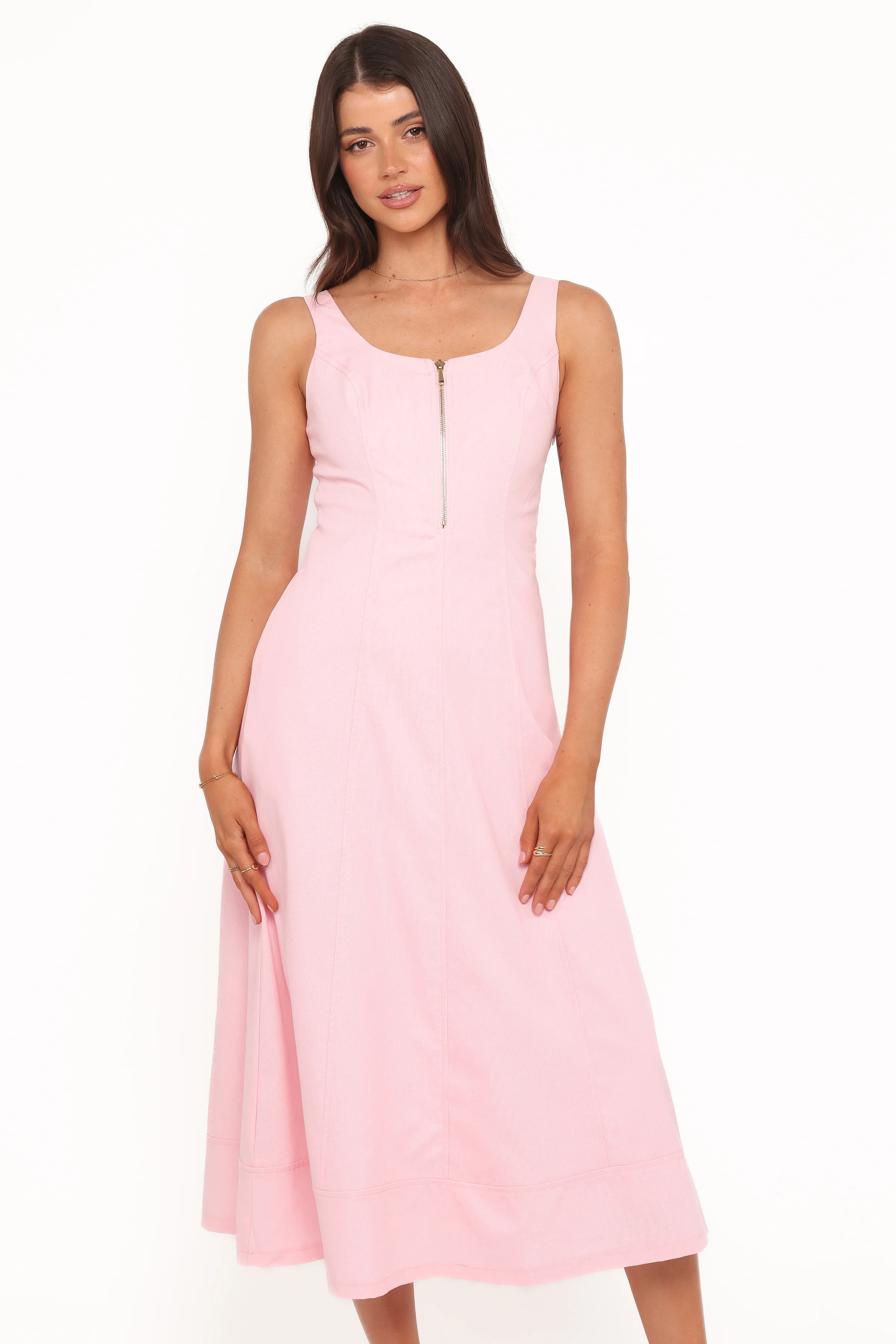 Rivera Midi Dress - Pink | Petal & Pup (AU)