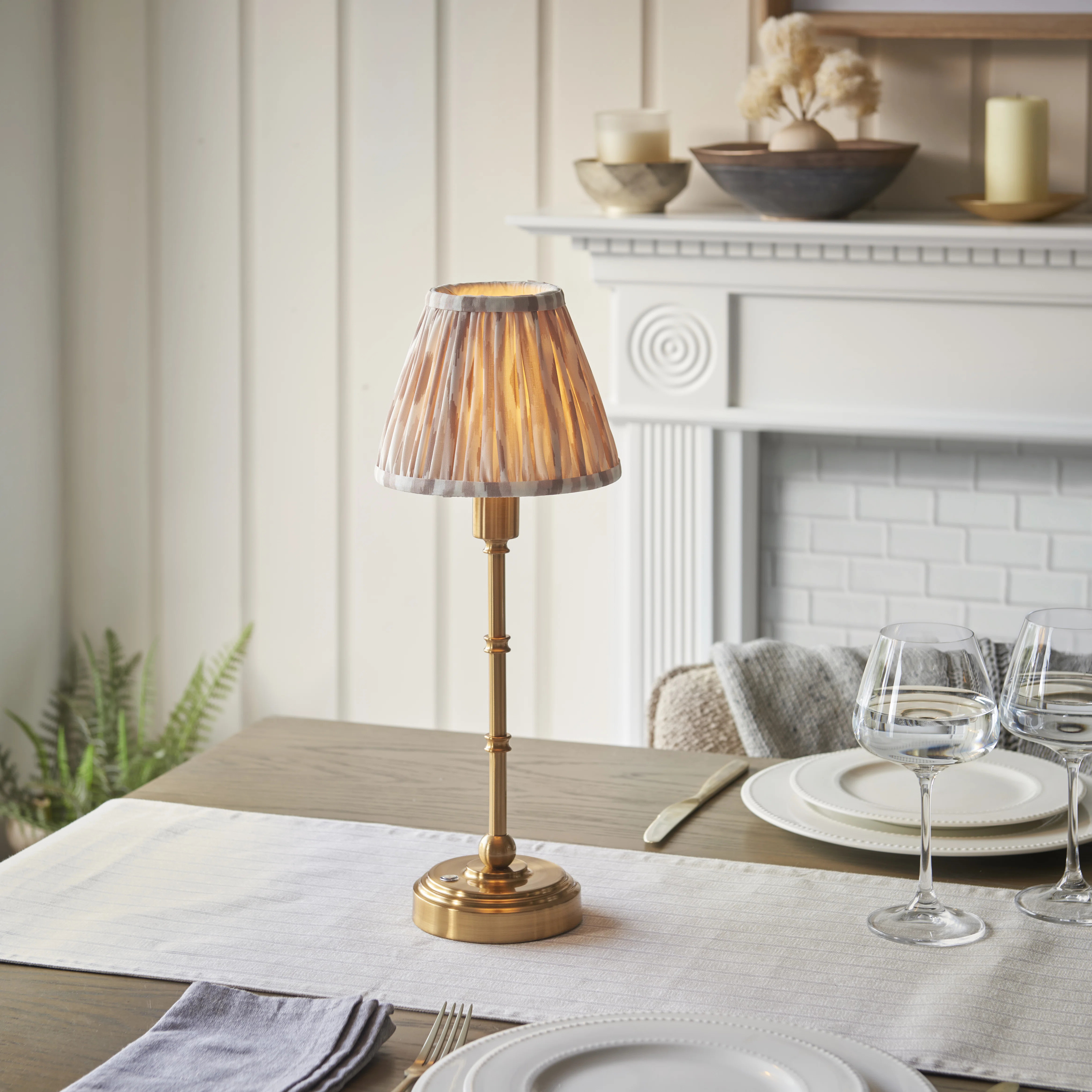 Burley Rechargeable Metal Table Lamp | Wayfair UK