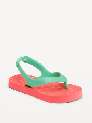 Flip-Flop Sandals for Toddler Girls (Partially Plant-Based) | Old Navy (US)