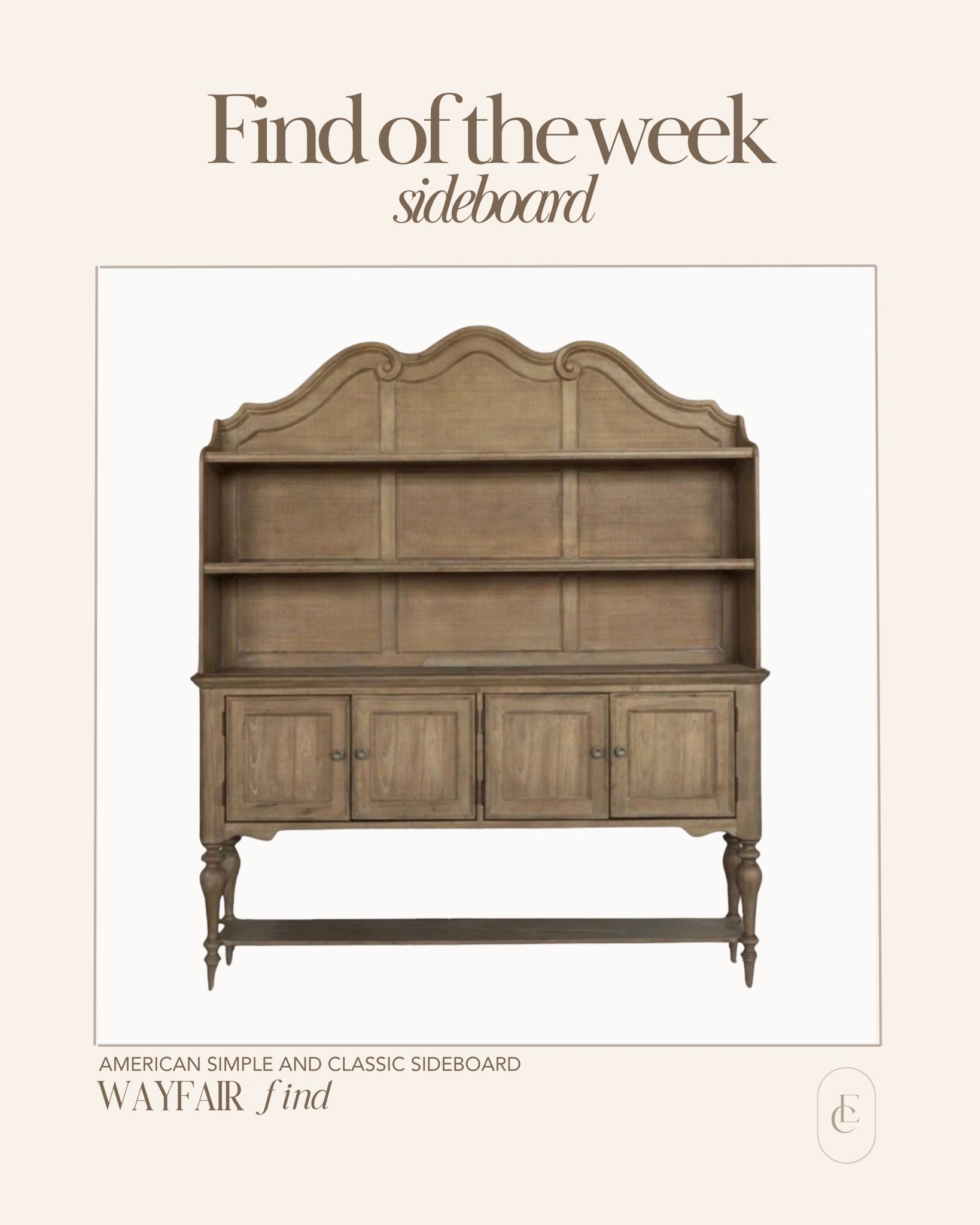 The dreamiest wood sideboard 🤎

#LTKHome