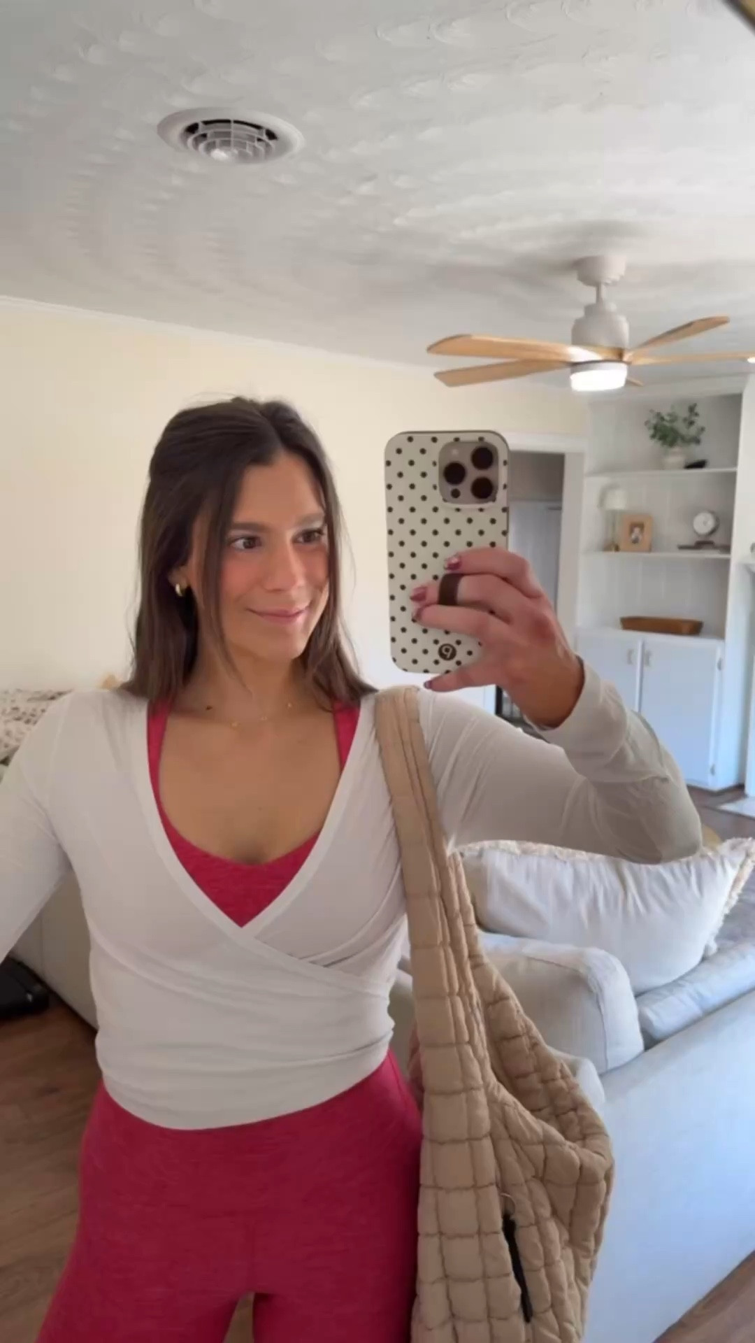 Medium in top, small in leggings. 🤍

#LTKootd #LTKfitnessgoals #LTKActive