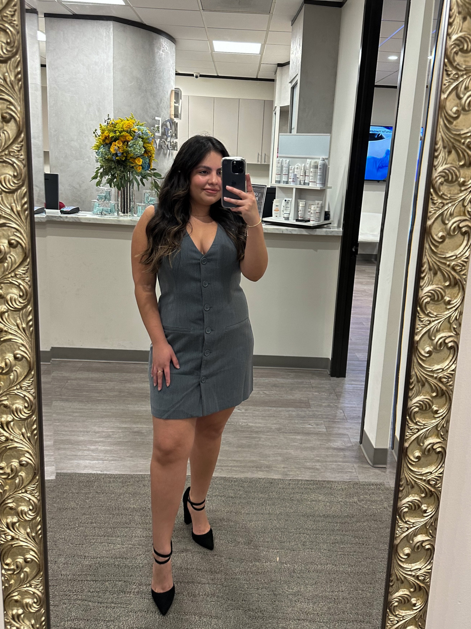 Vest dress 
Fall work outfit 
Work dress
Abercrombie dress
Office outfit 

#LTKshoecrush #LTKmidsize #LTKsalealert