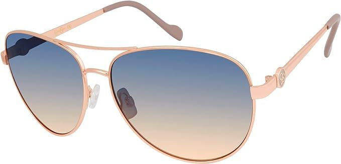 Jessica Simpson Women's J5596 Stylish Metal Aviator Pilot Sunglasses with Uv400 Protection. Glam ... | Amazon (US)