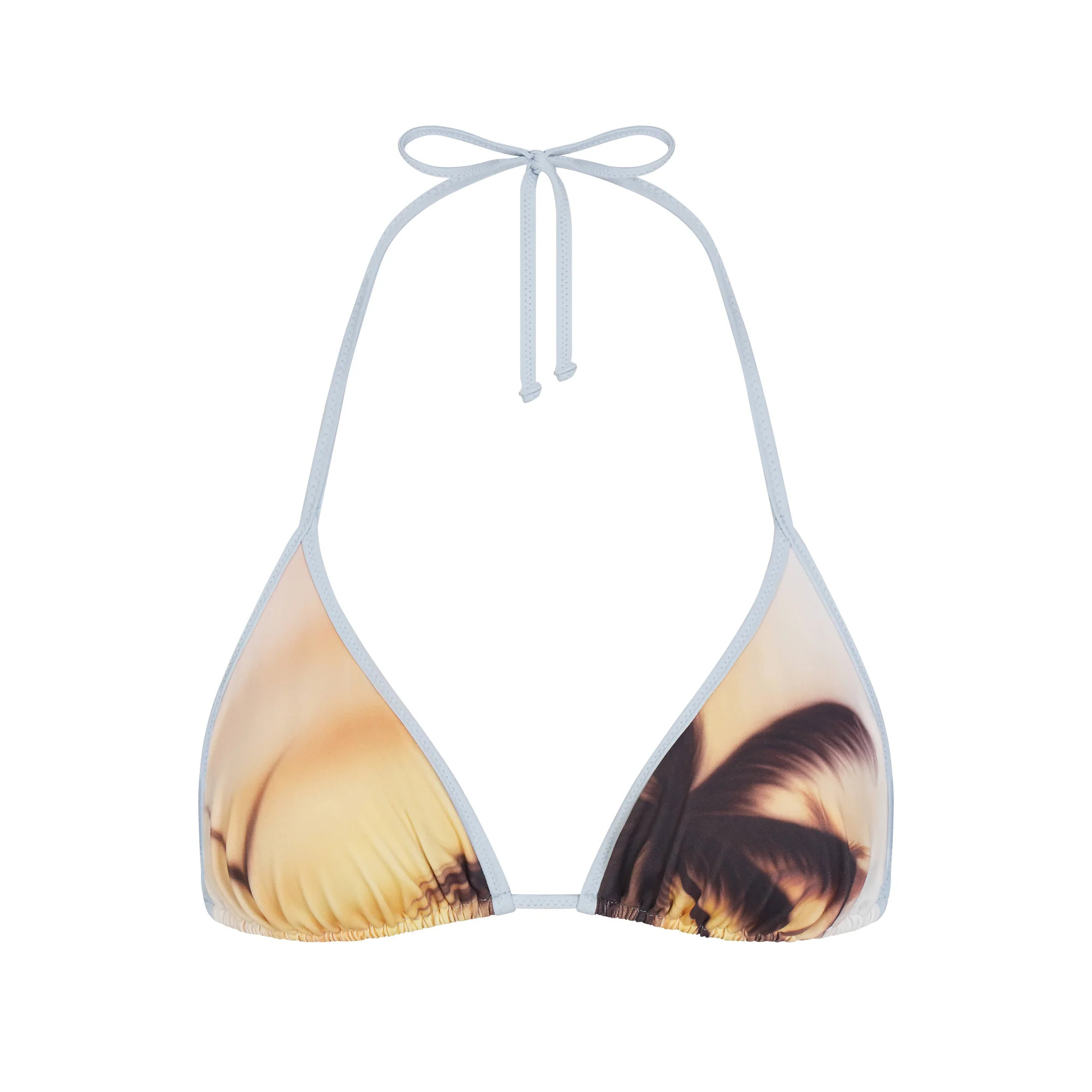 SIGNATURE SWIM TRIANGLE BIKINI TOP | AIRBRUSH BEACH SCENE | SKIMS | SKIMS (US)