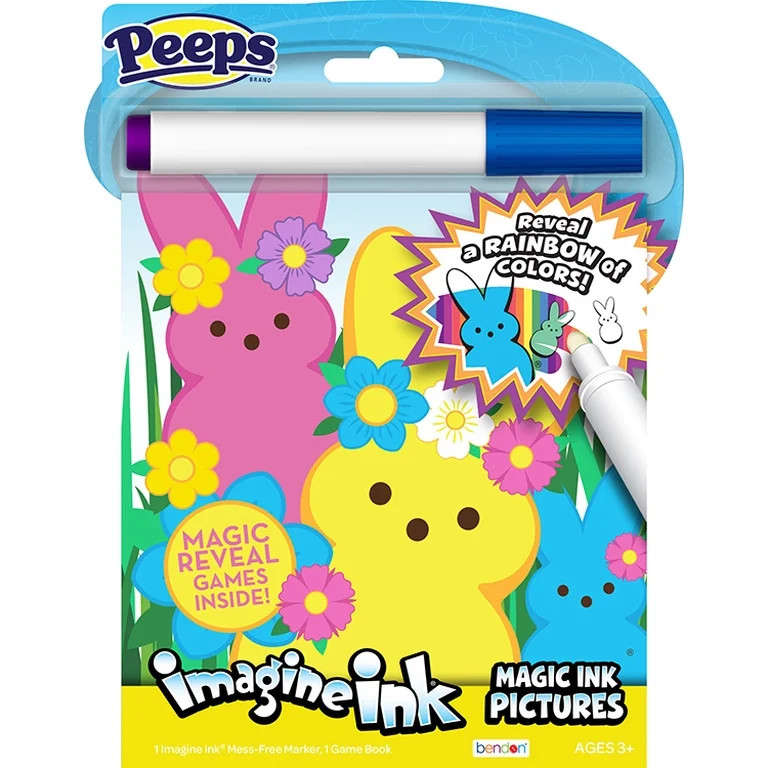 PEEPS Easter 10-Page Imagine Ink Coloring Book, Paperback by Bendon | Walmart (US)