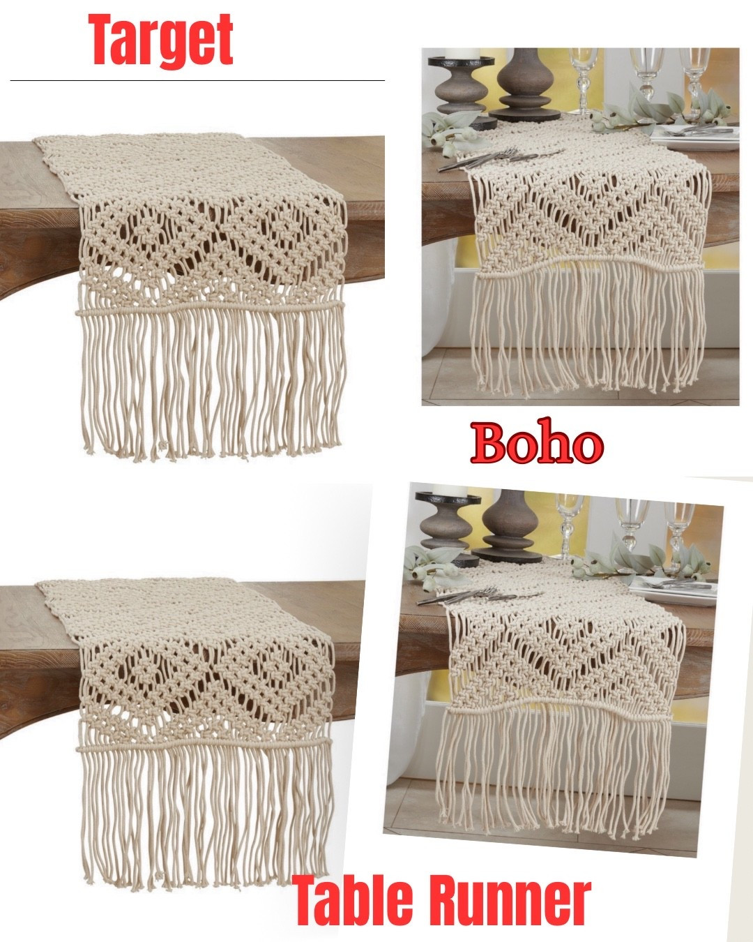 Target Boho table runner

#LTKHome #LTKSeasonal #LTKmomlife