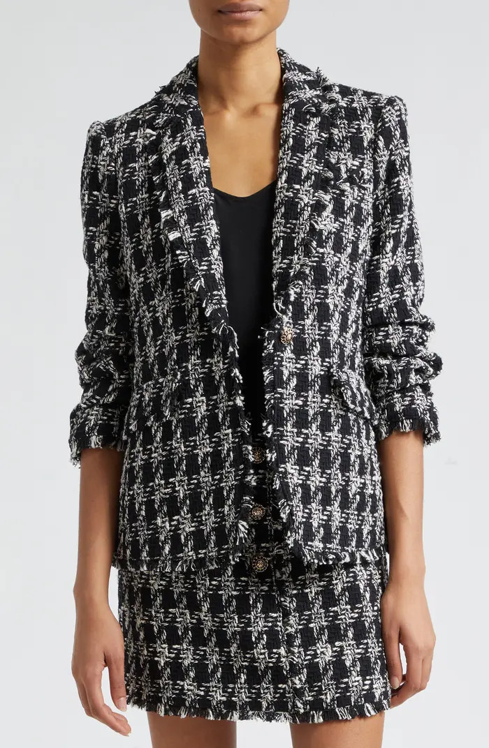 Khloe Bouclé Tweed Blazer | Nordstrom