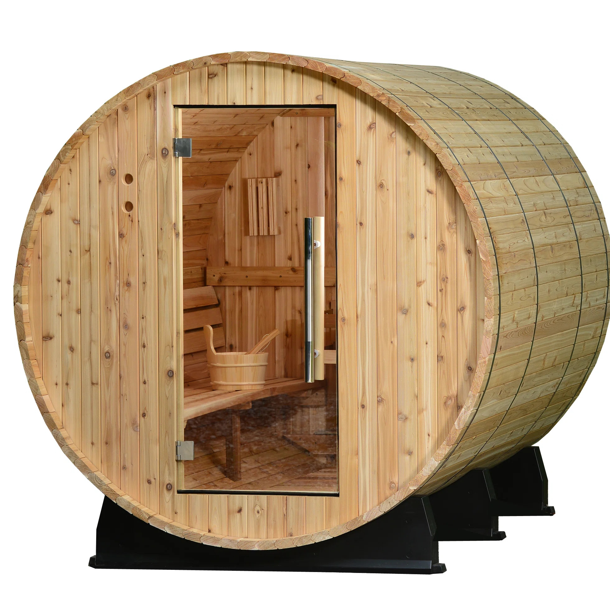 Almost Heaven Saunas Princeton 6 - Person Traditional Steam Sauna in Cedar | Wayfair North America