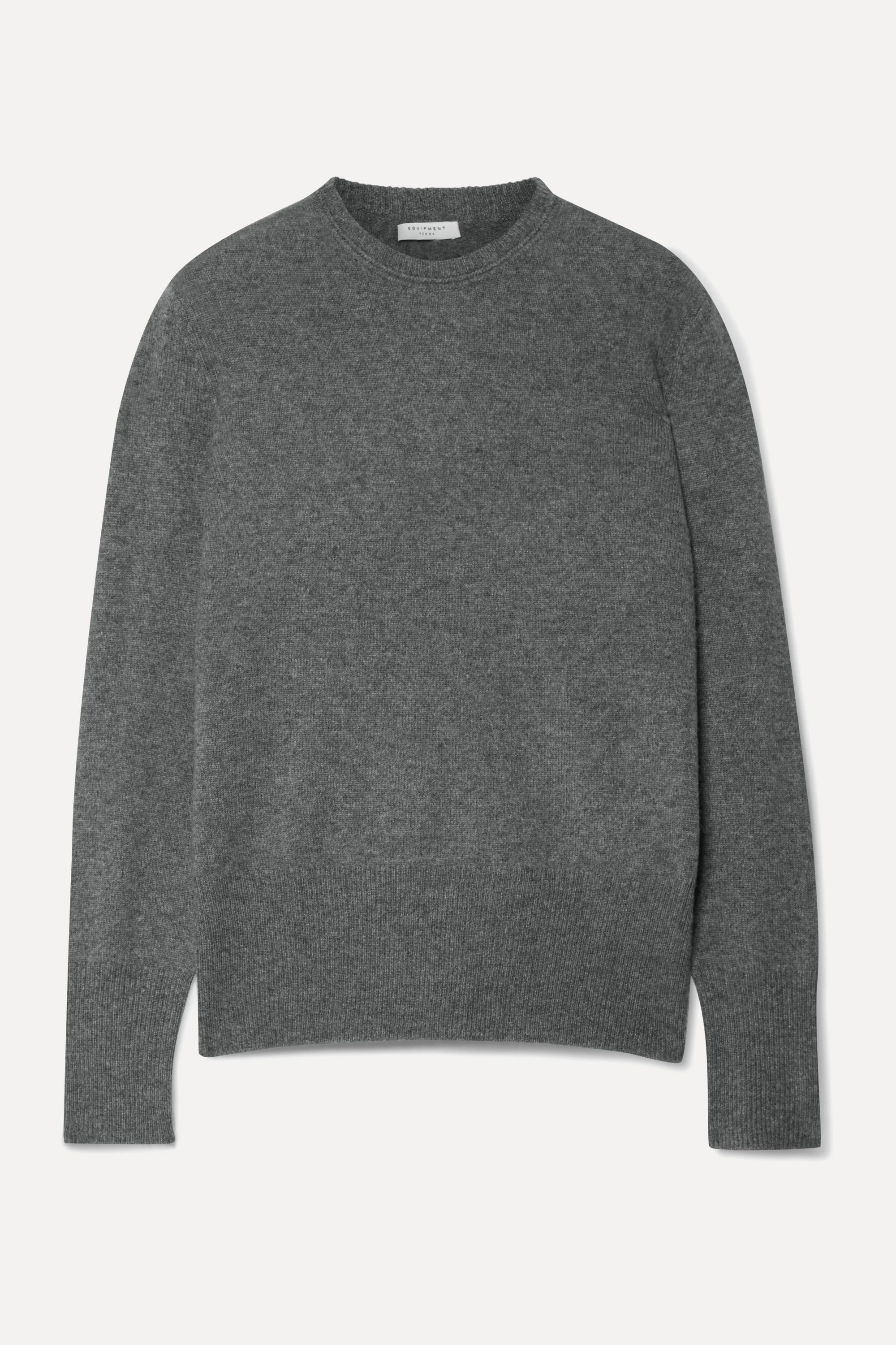 Dark gray Sanni cashmere sweater | EQUIPMENT | NET-A-PORTER | NET-A-PORTER (US)