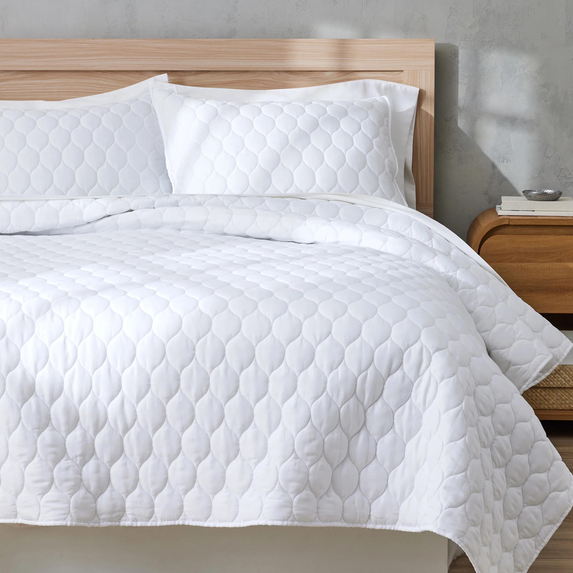 Better Homes & Gardens White Tencel Quilt, King - Walmart.com | Walmart (US)