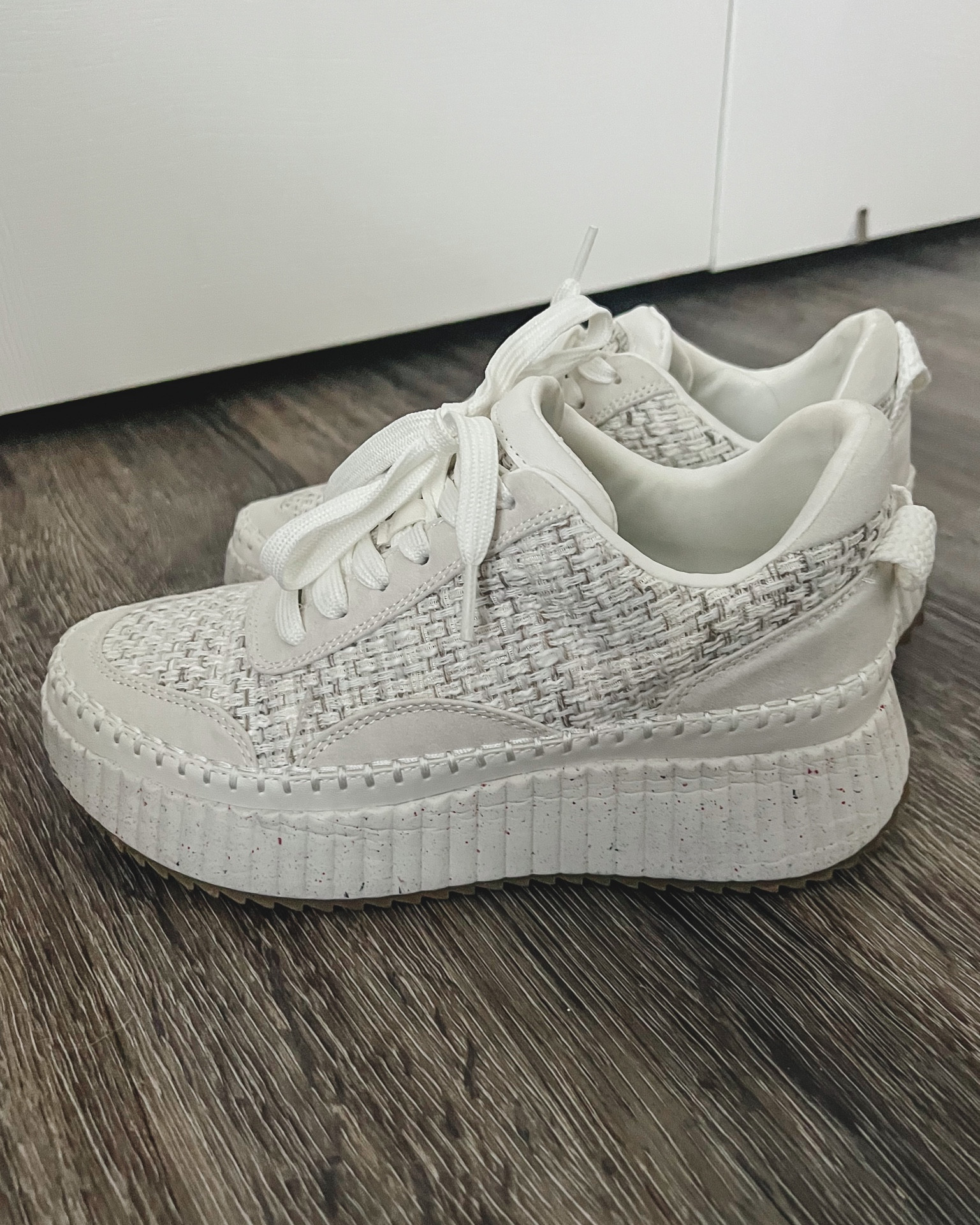 This Dolce Vita dupe is the perfect transitional sneaker for Fall! I’m obsessed with the height from the platform and the textured pattern makes them so versatile! Wearing a size 8, fit true to size. 

Target affordable fashion || looks for less || target shoes || white sneakers || dolce vita shoes #Fallsneakers #fallstyle #falltransitionaloutfit #whitesneakers

#LTKunder50 #LTKshoecrush #LTKSeasonal