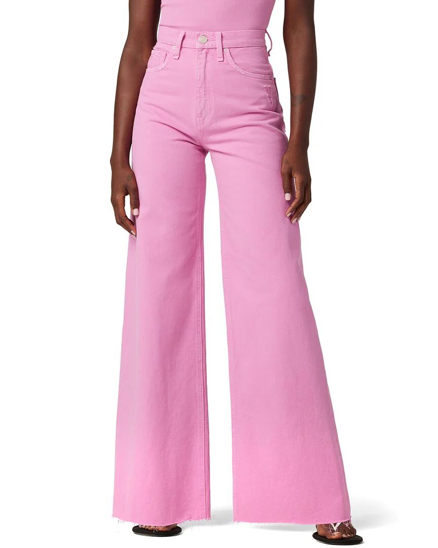 HUDSON Jeans James High-Rise Wide Leg Fuchsia Pink Jean | Shop Simon