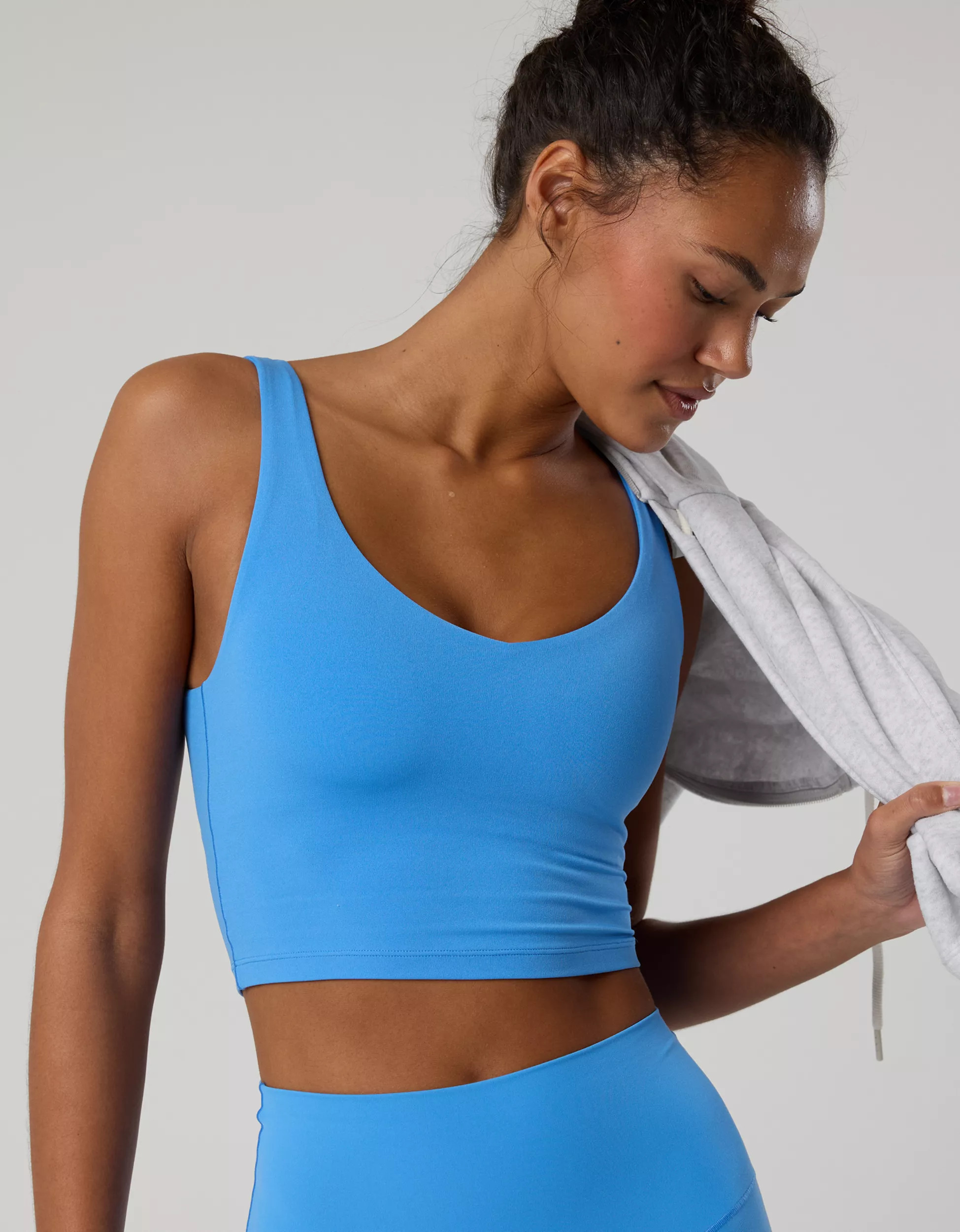 OFFLINE By Aerie Real Me Low Key Longline Sports Bra | Aerie