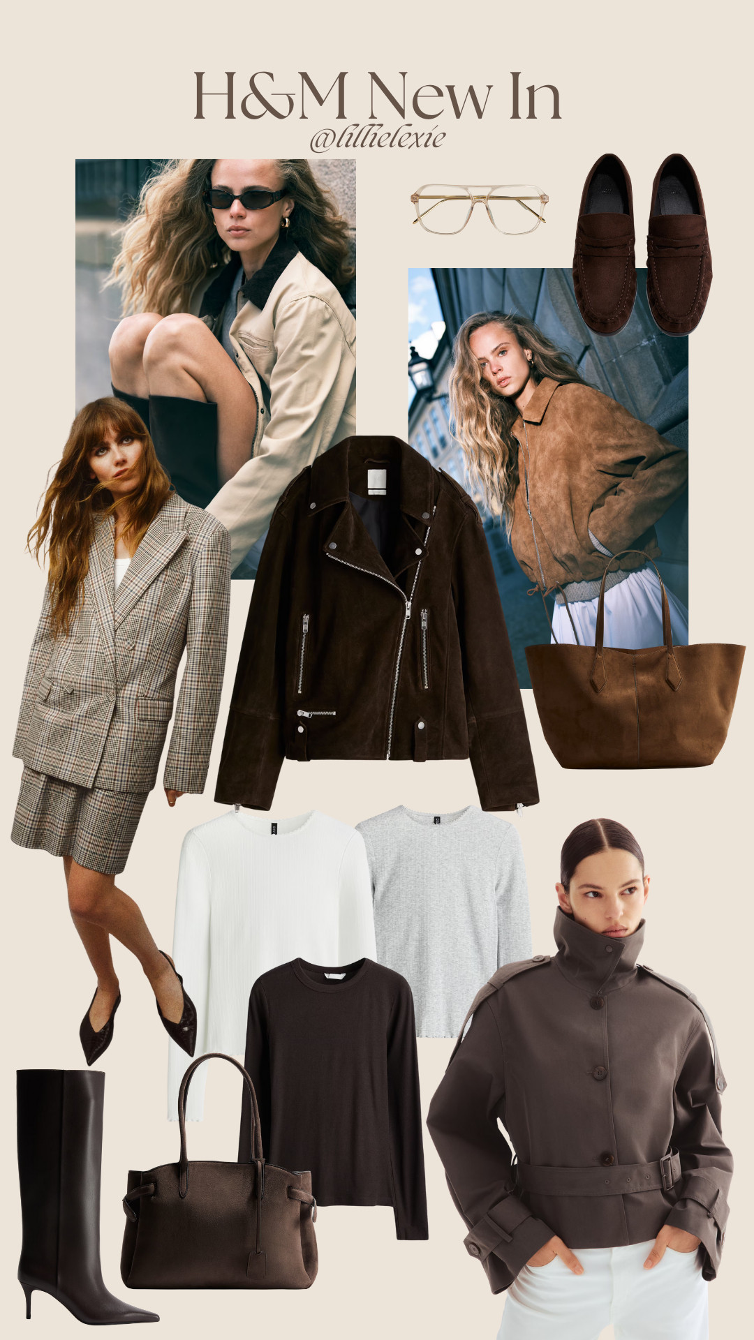 Autumn, Winter, Cozy, Jersey, Trousers, Jacket, Coat, Sunglasses, Blazer, Loafers, Napped, Boots, Ribbed, Jacket, Bag, Scarf, Shopper, Top, H&M 

 #LTKuk #LTKsummer #LTKstyletip