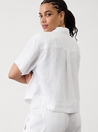 Retreat Linen Short Sleeve Shirt | Athleta