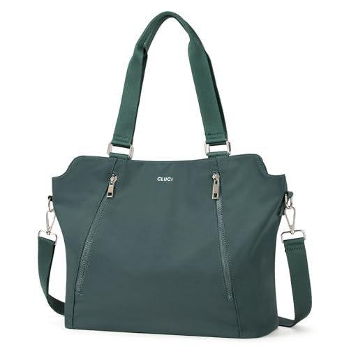 CLUCI Nylon Purses for Women, Large Hobo Bag, Water Repellent Tote Handbag Multiple Pockets Shoulder Bag | Amazon (US)