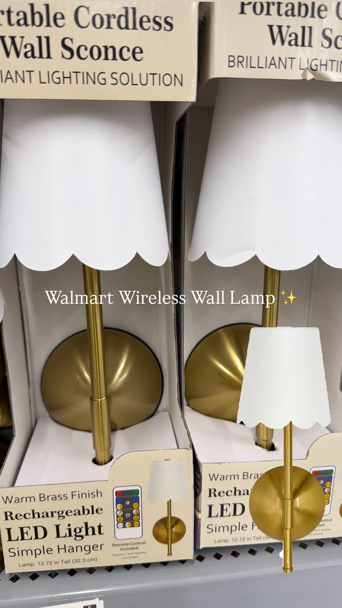 Walmart wireless wall lamps! ✨🎀

#LTKFindsUnder100 #LTKFindsUnder50 #LTKHome