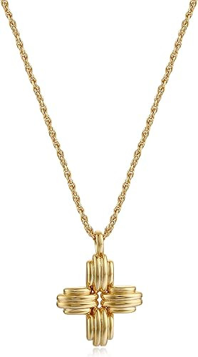 FRUMOS Dainty Layered Choker Necklace 18k gold Plated Y Pendant Commemorative coin Necklace Multi... | Amazon (US)