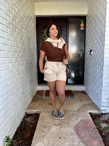 When it’s fall season in Florida and you have to wear shorts this Amazon comfy shorts set is perfect. I ordered the large and beige color. I love the length of the shorts and that it has pockets. It’s a light weight sweatpants material. #midsizefashion 

#LTKstyletip #LTKcurves #LTKtravel