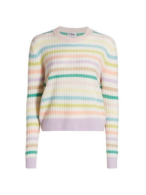 Sofia Striped Cashmere Sweater | Saks Fifth Avenue