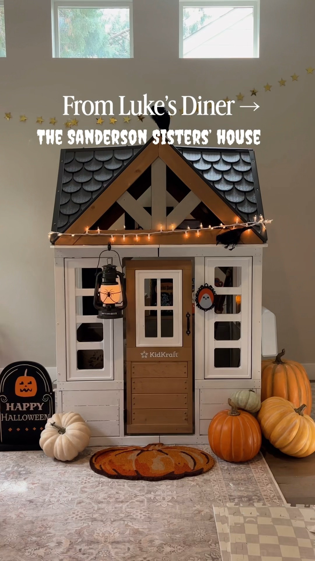Luke’s Diner has officially been taken over by the Sanderson Sisters 🧙‍♀️🖤✨

I gave the girls’ playhouse a Hocus Pocus-inspired Halloween makeover, and I think this might be my favorite transformation yet! From backyard playhouse to our own little witchy house just in time for spooky season. 🎃

If you love Halloween DIYs, nostalgic Halloween decor, Disney-inspired magic, and making childhood extra magical, you’re going to want to save this one!

Would you turn your playhouse into a Halloween house?! 👀

#HocusPocus #HalloweenDIY #HalloweenDecor #HalloweenIdeas #PlayhouseMakeover

#LTKKids #LTKHome #LTKmomlife