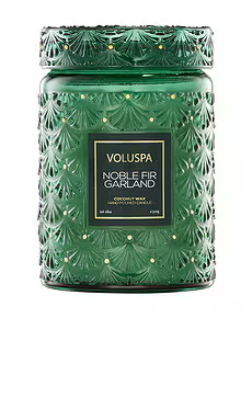 Voluspa Noble Fir Garland Large Jar candle in Noble Fir from Revolve.com | Revolve Clothing (Global)