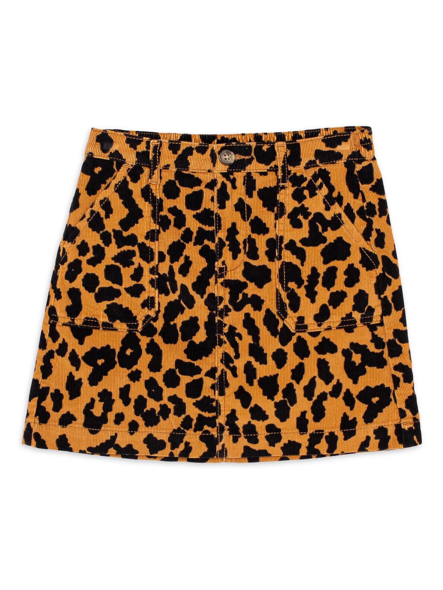 Wonder Nation Girls Corduroy Skirt, Sizes 4-18 & Plus - Walmart.com | Walmart (US)