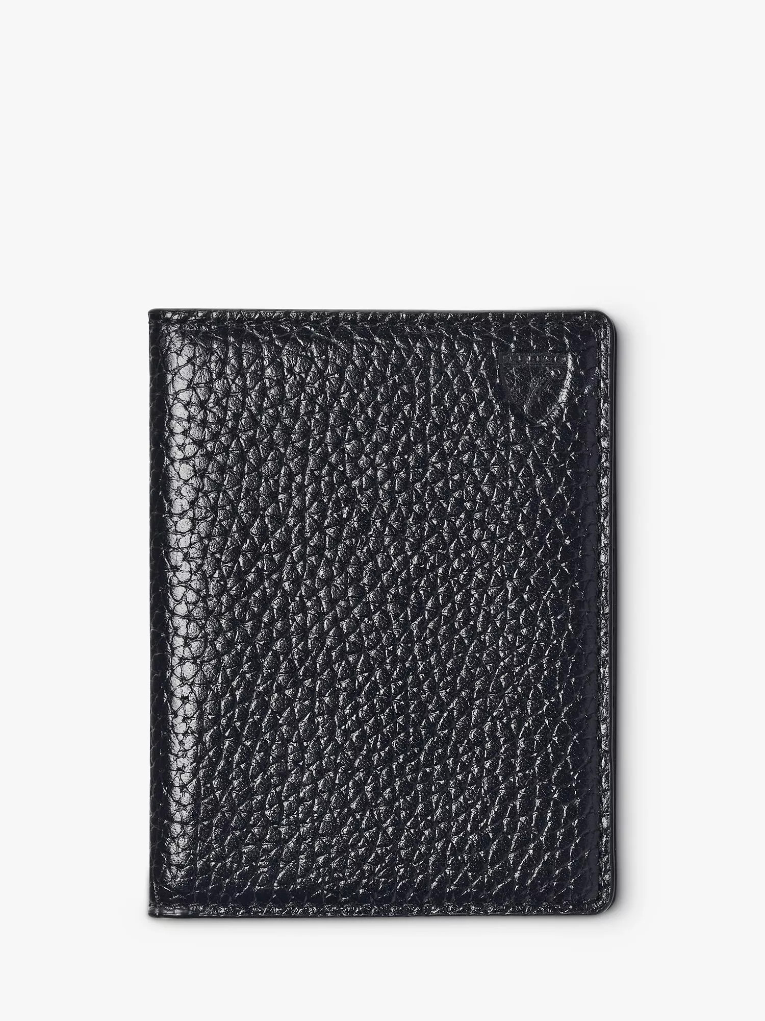 Aspinal of London Double Fold Pebble Leather ID & Travel Card Holder | John Lewis (UK)