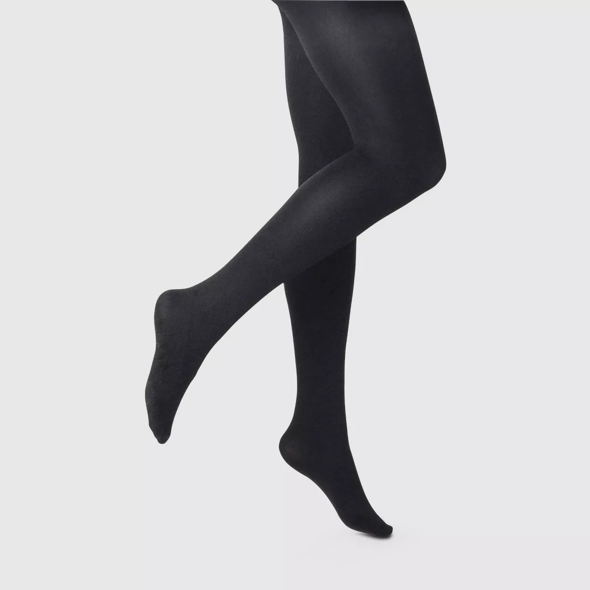 Women's 120D Blackout Tights - A New Day™ Black L/XL: High Waisted, Opaque, Solid Knit, Nylon-S... | Target