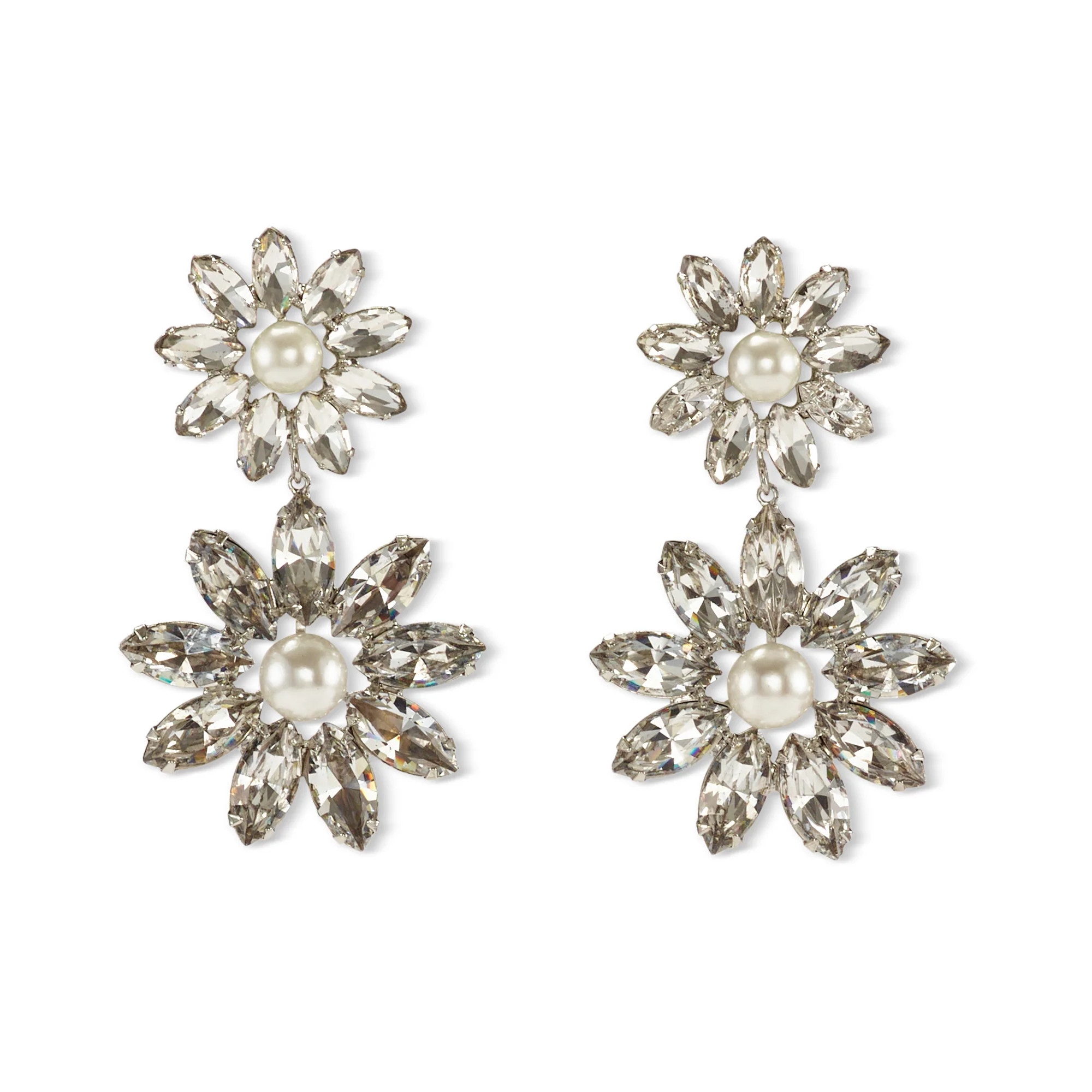 Zuri Crystal Drop Earrings | Lelet NY