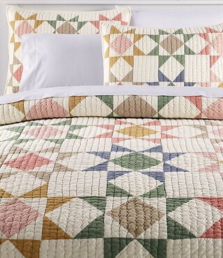 L.L.Bean North Star Patchwork Pattern Reversible Quilt | Dillard's | Dillard's