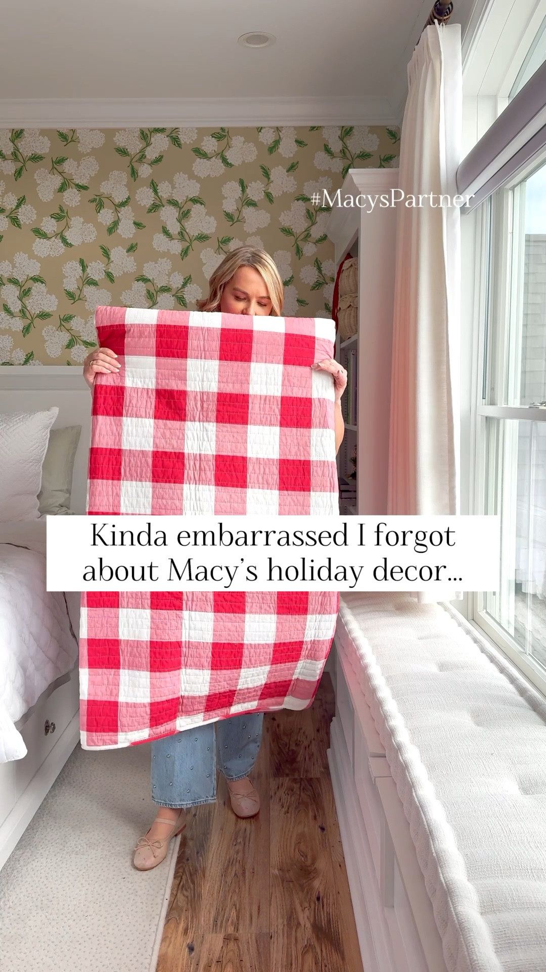 I partnered with Macy’s to decorate our guest bedroom for the holidays! I truly forgot how beautiful, timeless and classic Macy’s holiday decor is. Linking all of the items I showed in my reel! #MacysPartner @macys 

#LTKSaleAlert #LTKHoliday #LTKHome