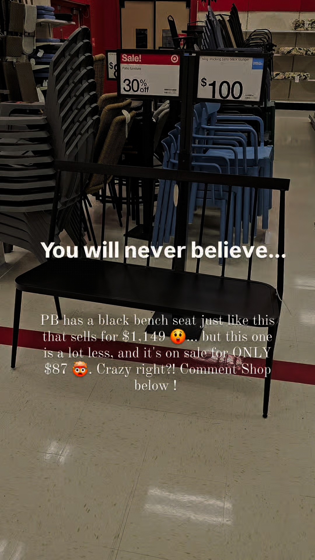 Pottery barn look for less...yes please ! Shop by clicking the thumbnails below 👇... porch refresh, spring refresh, porch bench, black bench, entryway bench, bench, patio furniture, outdoor furniture, outdoor bench, target home, target sale,  circle week, designer inspired, dupe, designer look for less, porch furniture 

#LTKHome #LTKSaleAlert #LTKFindsUnder100