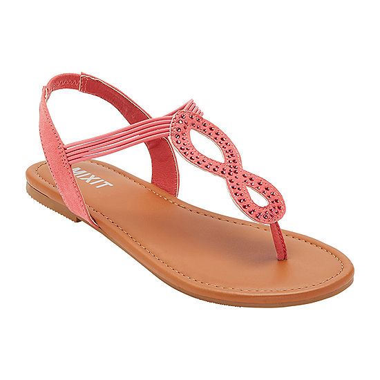 Mixit Womens Geary T-Strap Flat Sandals | JCPenney