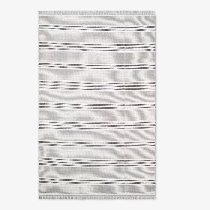 Outdoor Rug Diagonal Stripe Gray - Threshold™ | Target