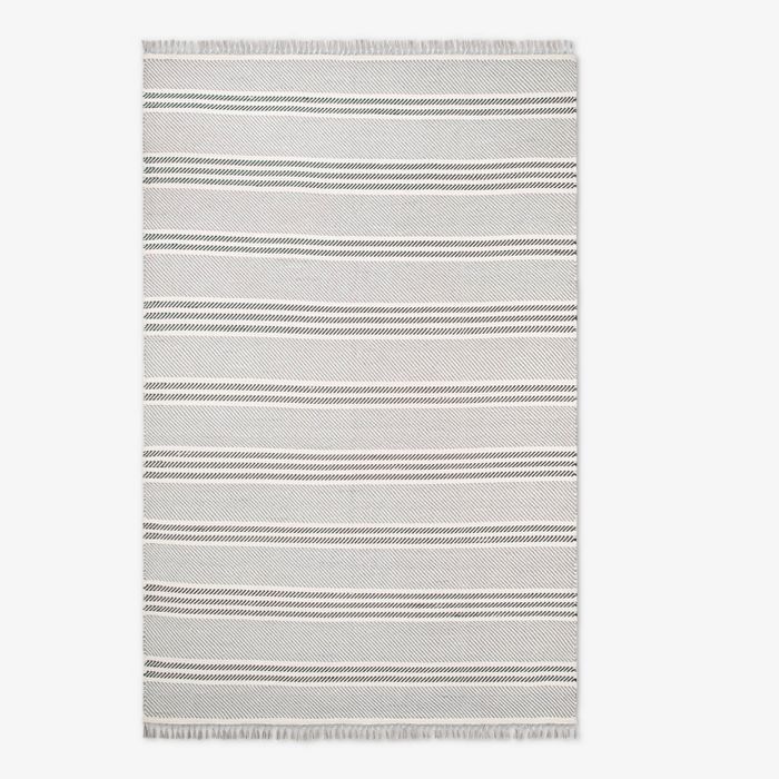 Outdoor Rug Diagonal Stripe Gray - Threshold™ | Target