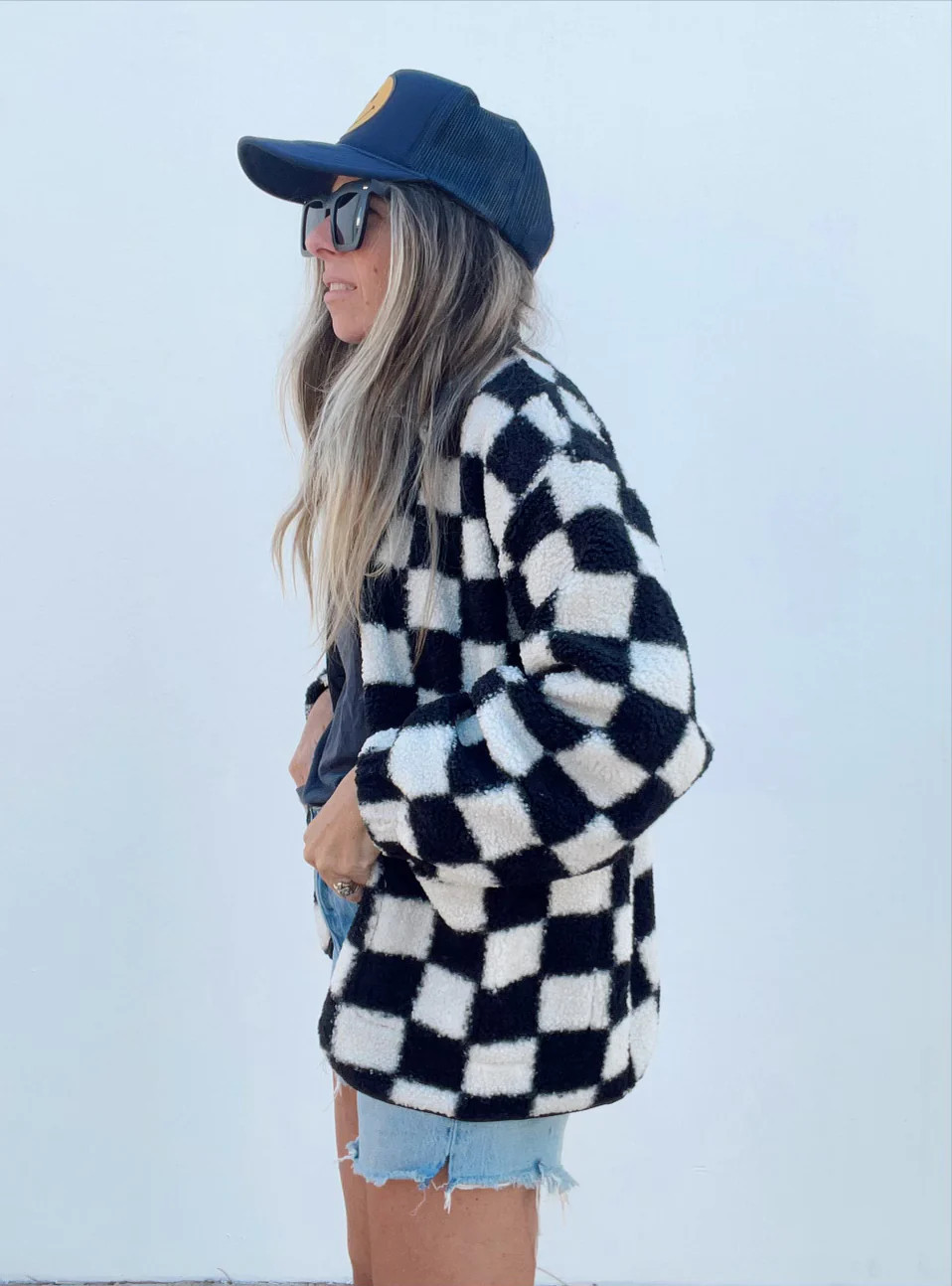 Coco Checkered Fleece | Ascot + Hart