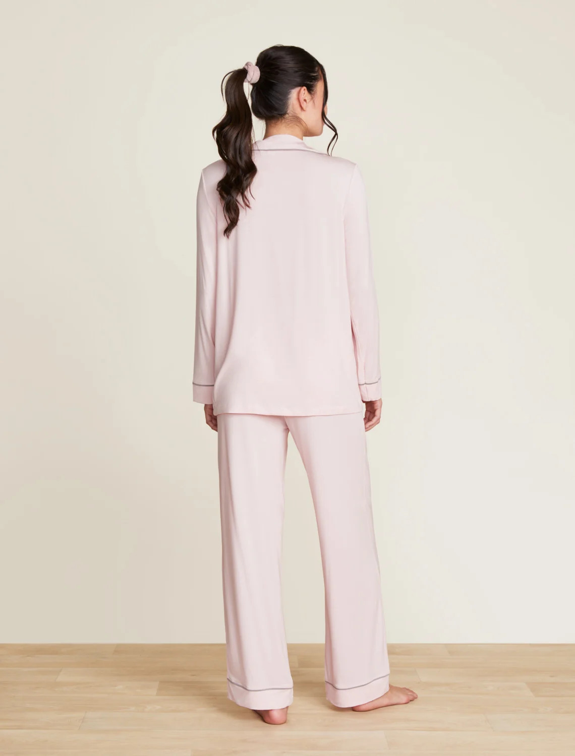 Luxe Milk Jersey® Piped Pajama Set | Barefoot Dreams