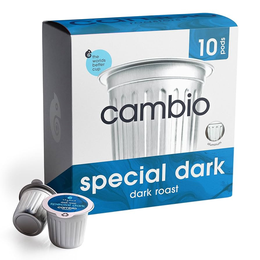 Amazon.com: Cambio Roasters® Dark Roast Coffee Pods Recyclable Aluminum K Cup Dark Roast Coffee ... | Amazon (US)