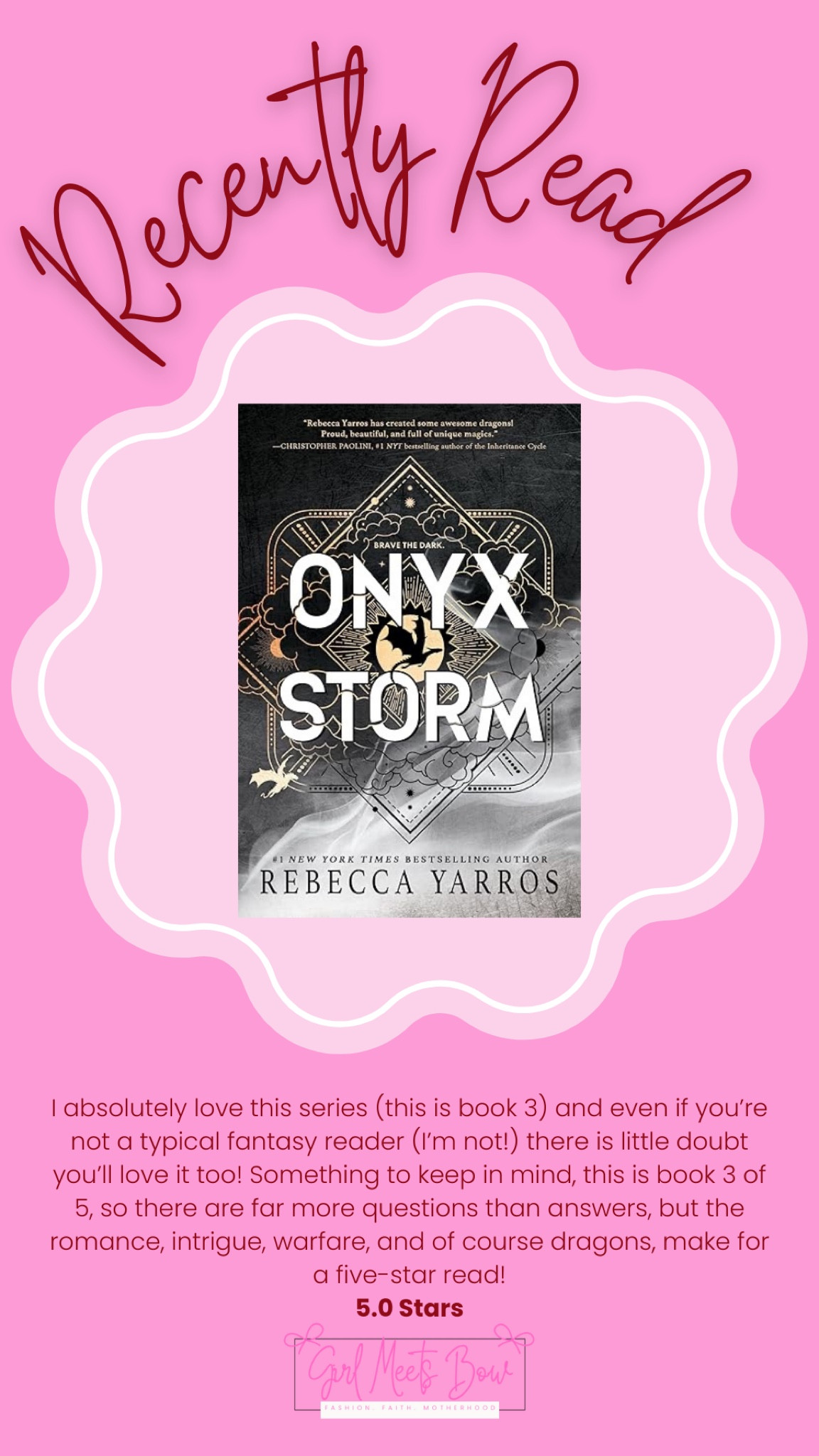 Book review: Onyx Storm 🖤
