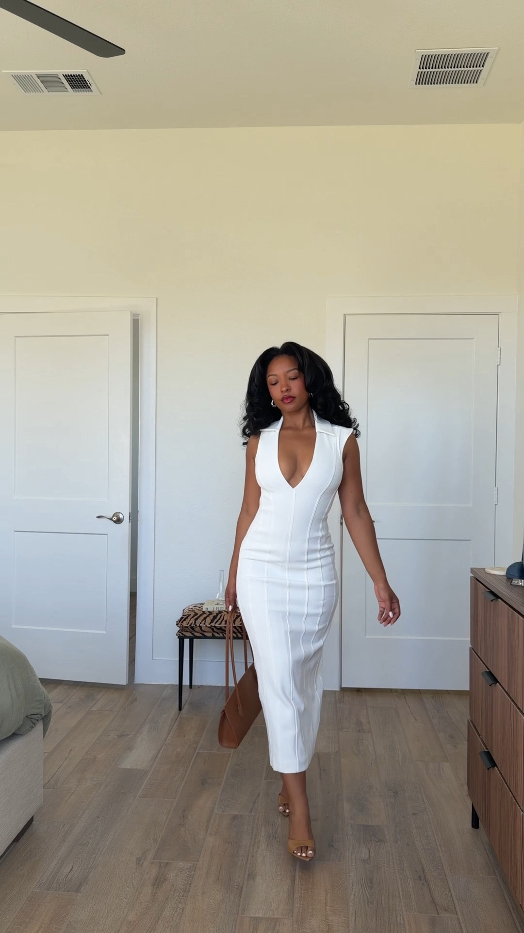 Steal My Spring Outfits — Outfit 4 🌷 This snatching dress from @Meshki is definitely going into the bridal era wardrobe! #springoutfitideas #springfashion #whitedress #meshki 

#LTKootd #LTKValentine #LTKgrwm