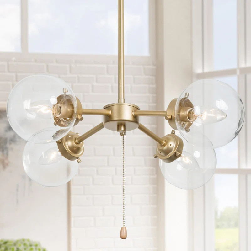Hinman 4 - Light Sputnik Sphere Chandelier | Wayfair North America