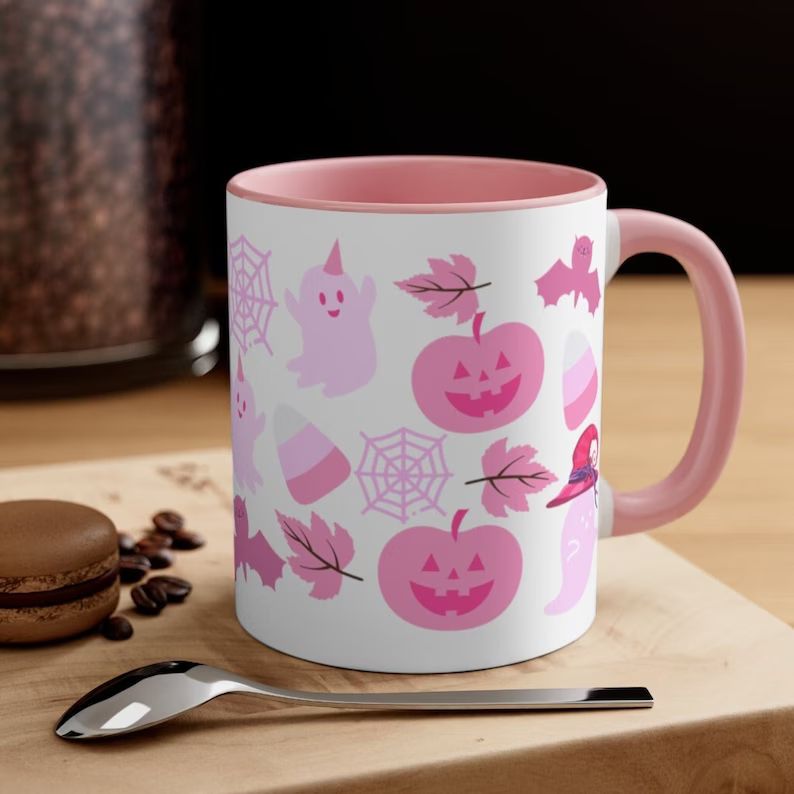 Pink Pumpkin Mug, Hello Fall Mug, Hello Pumpkin, Fall Campfire Mug, Fall Mug, Pumpkin Fall Coffee... | Etsy (US)