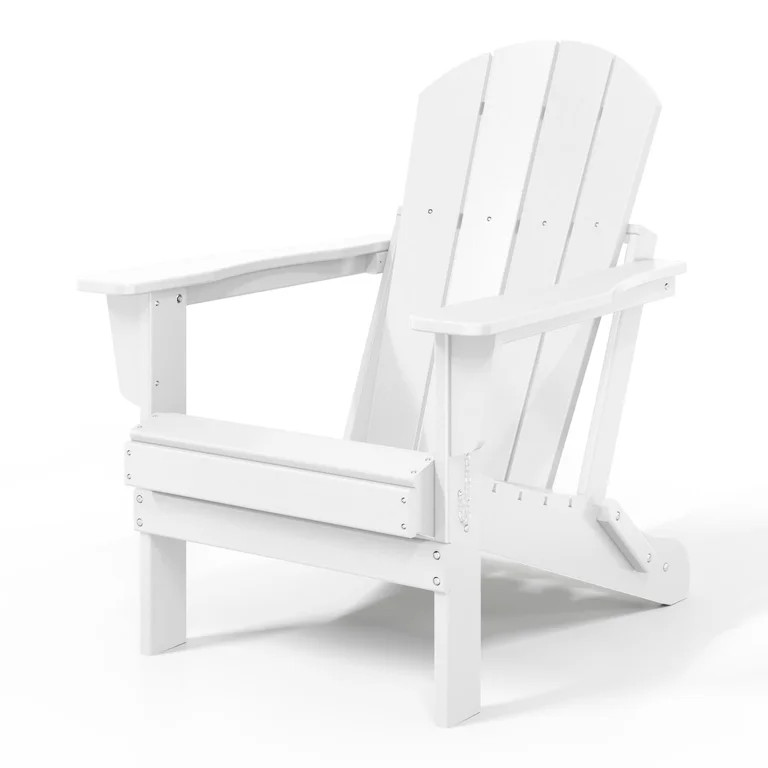 WestinTrends Malibu Outdoor Folding HDPE Adirondack Deck Chair - Patio & Outdoor Lounge, Weather\... | Walmart (US)