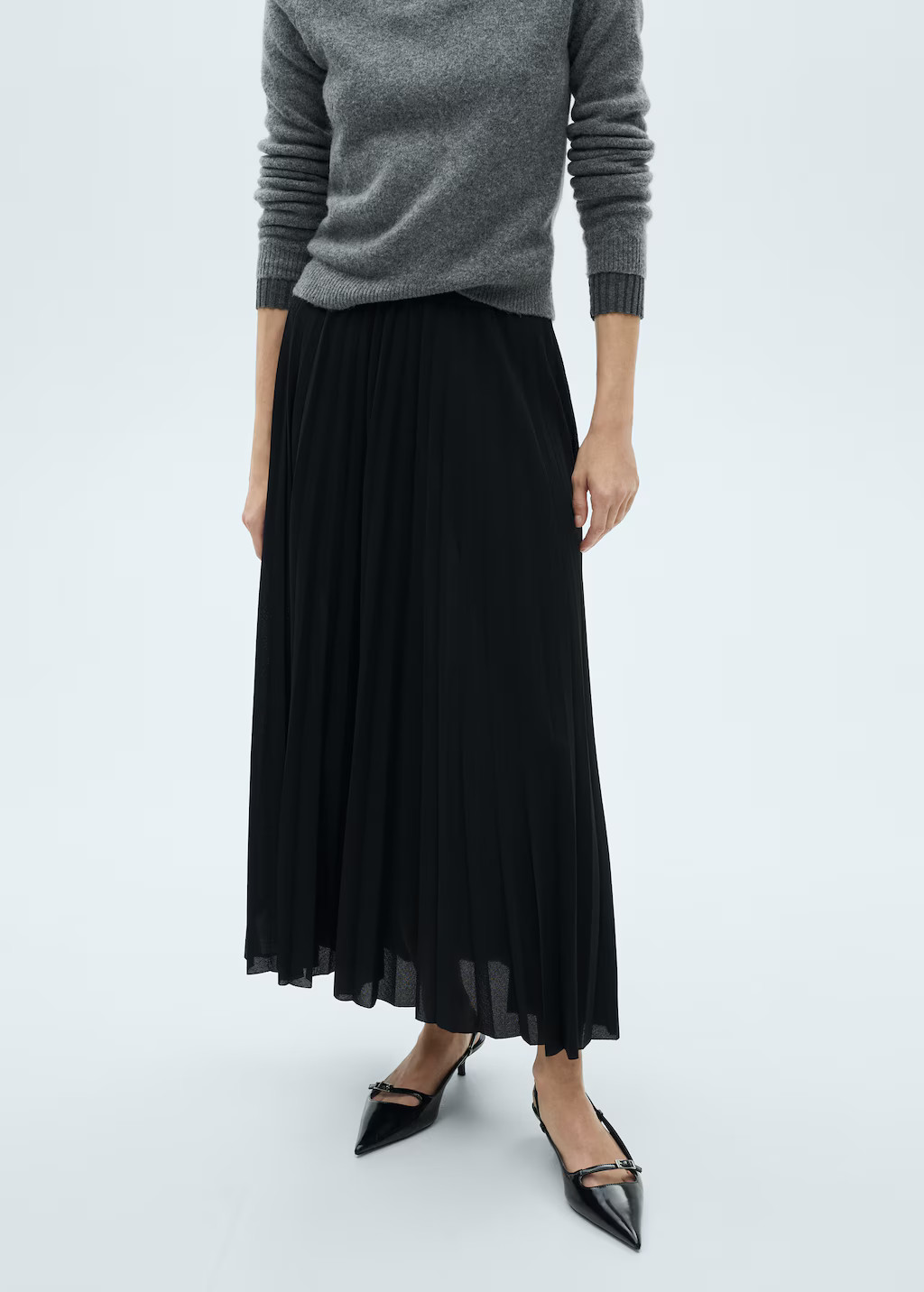 Pleated long skirt - Women | MANGO USA | Mango (US/MX/AU)