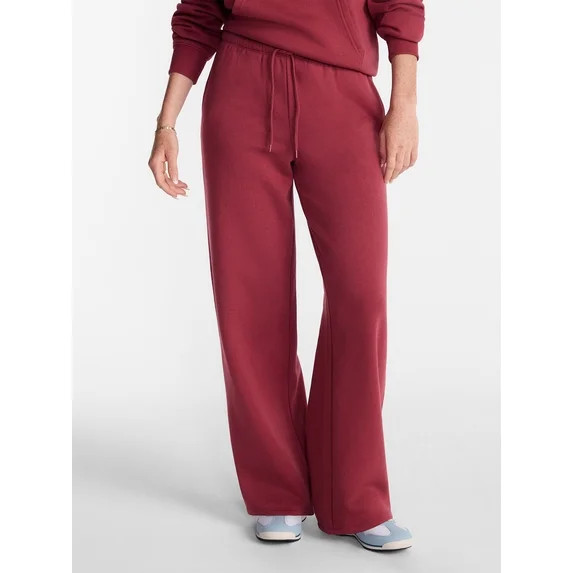 No Boundaries Mini Waist Fleece Pants, 30'' Inseam, Women’s XXS-XXL | Walmart (US)