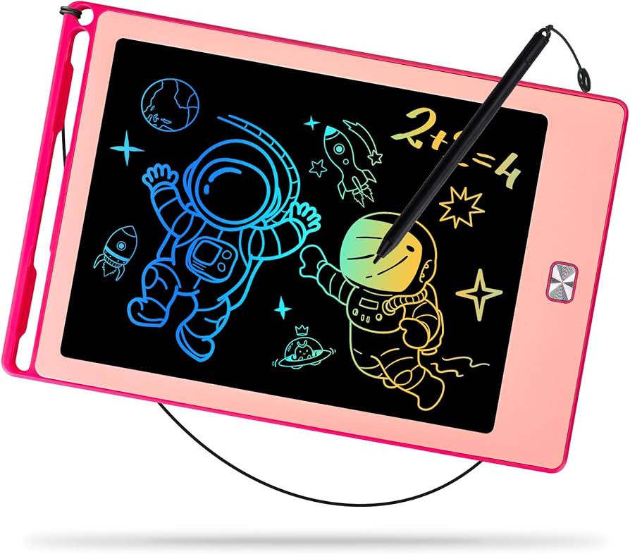 8.5 Inch LCD Writing Tablet for Kids, Reusable Doodle Drawing Board, Colorful Drawing Pad for Tod... | Amazon (US)